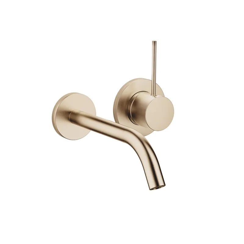 Dornbracht META SLIM Waschtisch-Wand-EHM o.Ablgarn. META 36860662 Light Gold gebürstet
