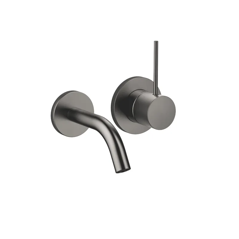 Dornbracht META SLIM Waschtisch-Wand-EHM o.Ablgarn. META 36867662 Dark Platinum gebürstet