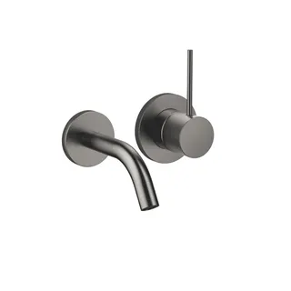 Dornbracht META SLIM Waschtisch-Wand-EHM o.Ablgarn. META 36867662 Dark Platinum gebürstet