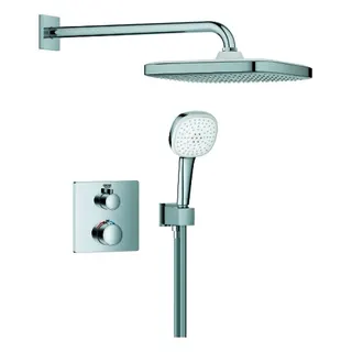 GROHE UP-Duschsystem Grohtherm 103995 eckig 2 ASV für Duschrahmen Mono chrom