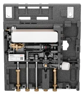 Danfoss Wohnungsstation EvoFlat 4,0 W2 E für Trinkwasserwärmung, 10 bar, 95C