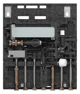 Danfoss Wohnungsstation EvoFlat 4,0 F2 E für Heizkörper, 10 bar, 95C