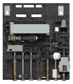 Danfoss Wohnungsstation EvoFlat 4,0 M2 für Fußbodenheizung, 10 bar, 95C