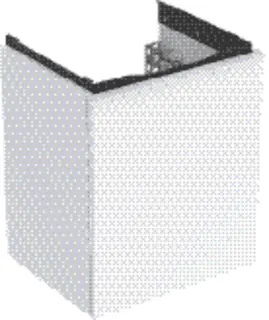 HWB-US 446x539x379mm design4YOU, weiß hochglanz