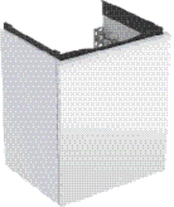 HWB-US 446x539x379mm design4YOU, K: weiß hgl, F: Glas weiß