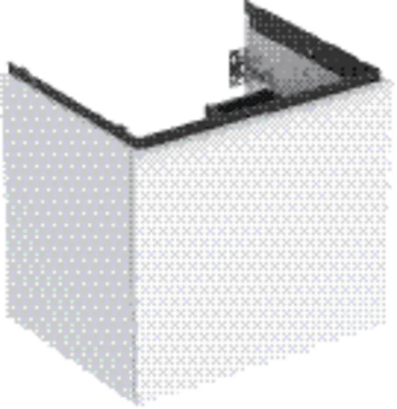 Waschtisch-US 592x541x475mm design4YOU, weiß hochglanz