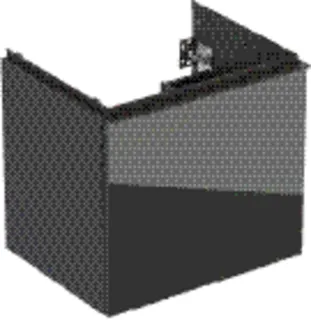 Waschtisch-US 592x541x475mm design4YOU, K: lava matt, F: Glas lava – Bild 2