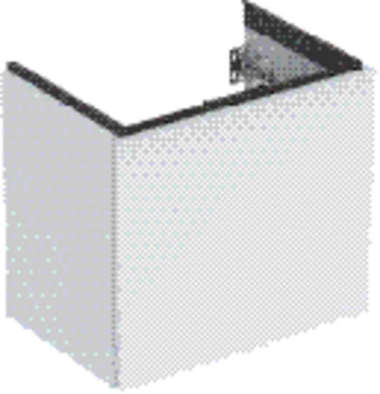 Waschtisch-US 592x535x415mm, verkürzt design4YOU, weiß matt
