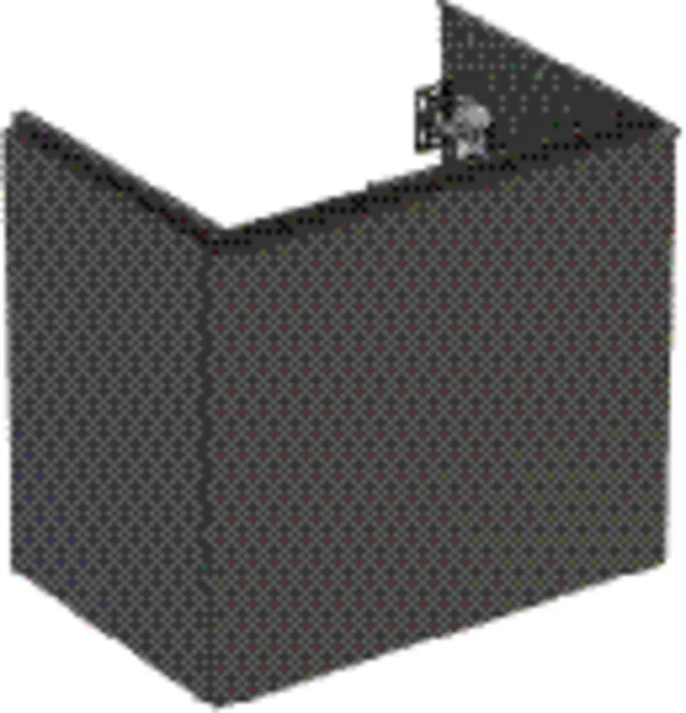 Waschtisch-US 592x535x415mm, verkürzt design4YOU, lava matt