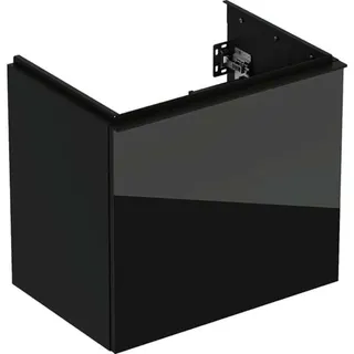 Waschtisch-US 592x535x415mm, verkürzt design4YOU, K: lava matt, F: Glas lava – Bild 2