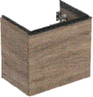 Waschtisch-US 592x535x415mm, verkürzt design4YOU, Nussbaum