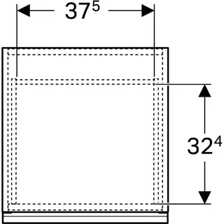 Seitens. 452x520x475mm design4YOU, Nussbaum – Bild 5