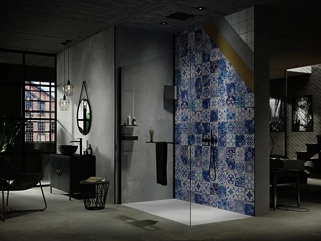 Wandverkleidung 1500x2550 mm - 2er Set more4YOU, Barcelona Tiles