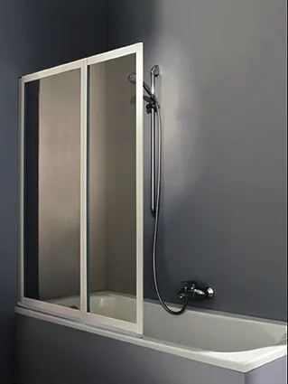 Badewannenabtrennung 2tlg.100x140,ESG AP aktiv 4YOU # AY0101.087.322 si-matt