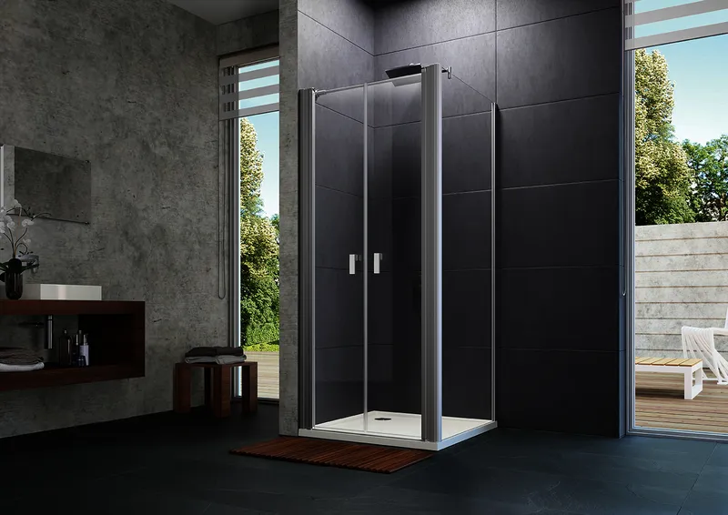 Seitenwand für Pendeltür 75x165cm ESG trend4YOU 2.0, Black Edition