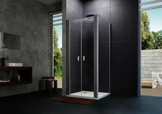 Seitenwand f. Pendeltür 900x1650 trend4YOU 3.0, Black Edition klar