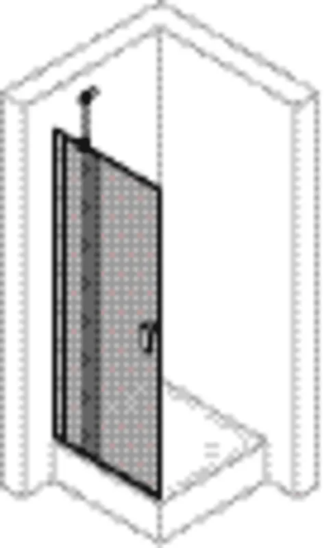 Schwingtür N/S/STE m.FF 100x200 bodengleich trend4YOU 3.0, Black Edition Prof. schw.