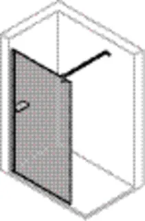 Seitenwand alleinstehend 8 S+ 75,H2000 design4YOU Quer silberhochglanz klar – Bild 2