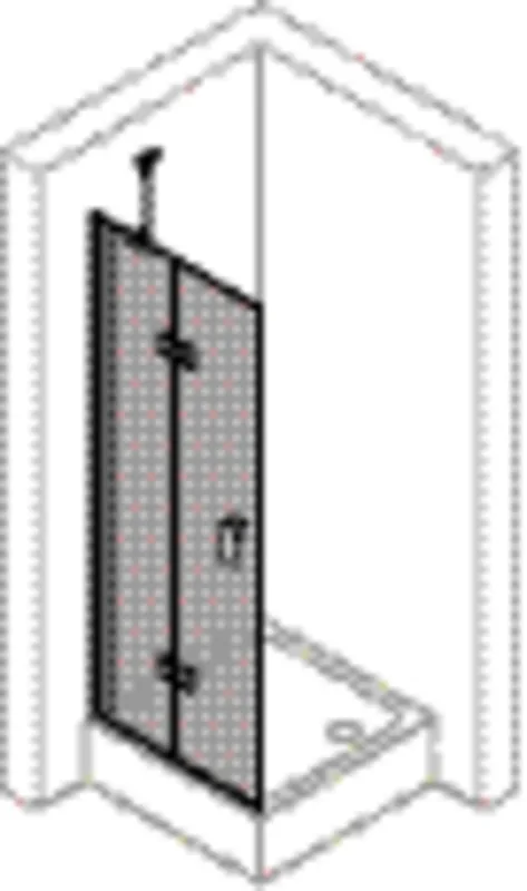 Schwingt. mfS mit Beschlag 100 x 200 links AP trend4YOU 3.0, Black Edition Prof. schw.