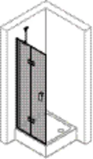 Schwingt. mfS mit Beschlag 120 x 200 links AP trend4YOU 3.0, Black Edition Prof. schw.