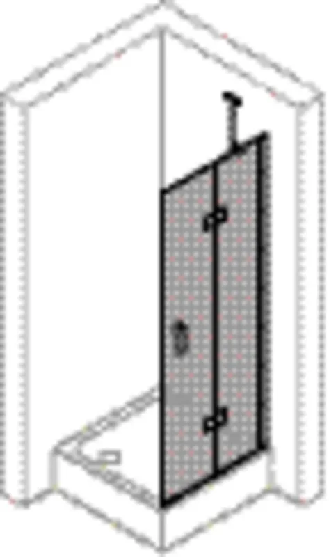 Schwingt. mfS mit Beschlag 120 x 200 rechts AP trend4YOU 3.0, Black Edition Prof. schw.