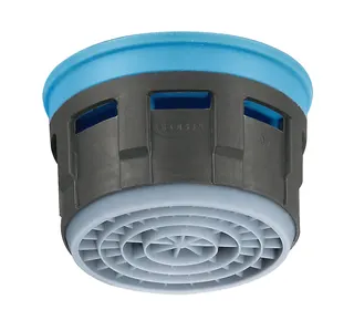 NEOPERL CASCADE SLC Inn. Hellblau,Sch. m. Dicht. M22/M24,A=13.5 - 15 l/min,neu