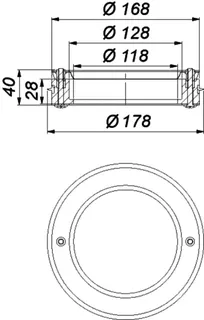 Brandschutzelement DN 100 DN 100 – Bild 2