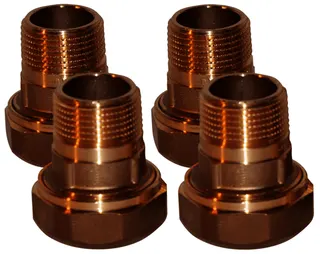 NO Übergangsverschaubungen, ÜG HVLD 5/4" für hydraulische Verbindungsleitungen