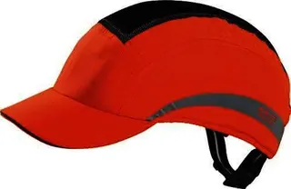 Anstoßkappe X! 9500 54-64cm neonorange S chirmlänge 5cm EN 812:2012 PRO FIT