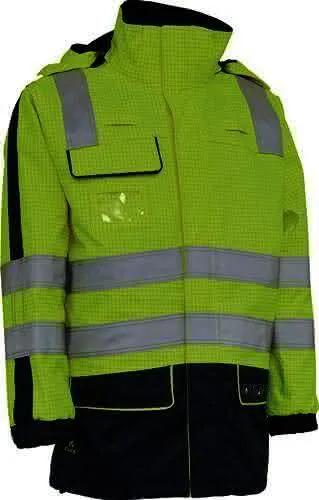 Multinorm-Warnschutzparka SECURETECH Gr. M gelb/marineblau ELKA RAINWEAR