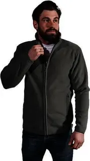 Men’s Double Fleece Jacket Gr.M steel gr ay PROMODORO