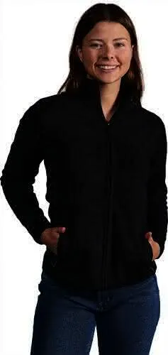 Women’s Double Fleece Jacket Gr.M black PROMODORO