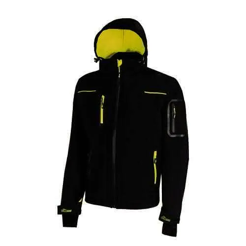 Softshelljacke Space Gr.L schwarz/carbon U.POWER
