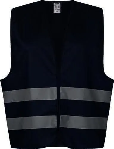 Warnweste SKARDE Gr.univ.marine Brustumf ang ca.130cm EN 17353 Typ B3 SAFESTYLE
