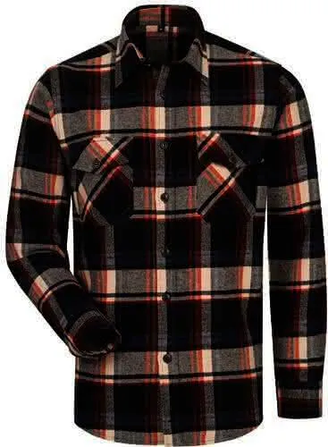Hemd TURRELL Gr.L schwarz/marine/beige/r ot kariert CRAFTLAND