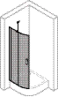 1/4 Kreis Schwingt. m.FF 90x190 R550 trend4YOU 3.0, Black Edition Prof. schw.