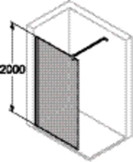 Walk In modular SWa 120 H:2000 8mm trend4YOU, ESG klar – Bild 2