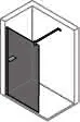 Select+ 4-Eck Seitenwand alleinst.6 trend4YOU Maß. 200-1200Quer 123 klar – Bild 3