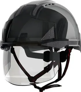 Industriekletterhelm EVO® VISTAshield® D ualswitch™ weiß/rauch ABS