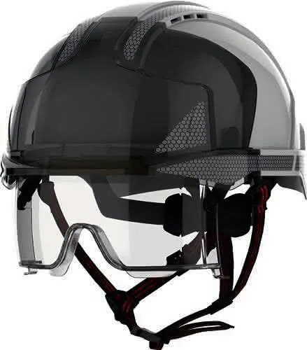 Industriekletterhelm EVO® VISTAlens® Dua lswitch™ weiß/rauch ABS