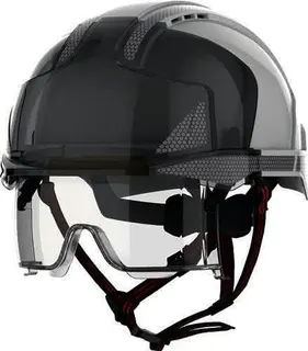 Industriekletterhelm EVO® VISTAlens® Dua lswitch™ weiß/rauch ABS