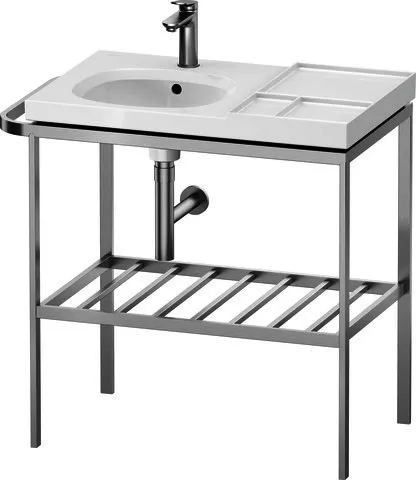 Duravit Aurena Metallkons.,Bodensteh.,WT Asy. Ablage 1,HTH/B L,784x802x492
