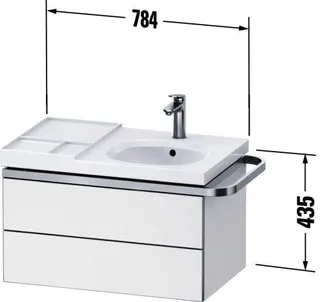 Duravit Aurena WTU,Wandh.,SBK 2,HTH R,WT Asy. 784x435x492,Ebenh.gepr.,Graph.Superm. – Bild 3