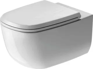 Duravit Aurena WWC TS HygieneFlush,570mm Rimless,mit HyG+,Weiß Seidenmatt