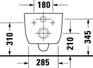 Duravit Aurena WWC TS HygieneFlush,570mm Rimless,mit HyG+,Weiß Seidenmatt – Bild 3