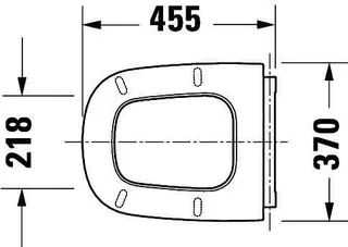 Duravit Aurena WC-Sitz m.Absenkautomatik abnehmbar,Scharniere EDST,Weiß Seidenm. – Bild 3