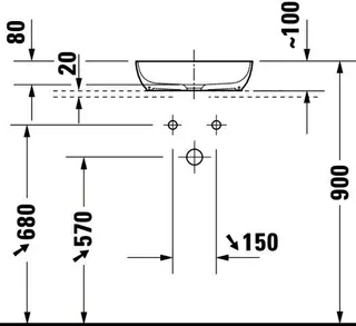 Duravit Sivida ASB rund 400mm,DuroCast Plus o.ÜL, B.Auß.Weiß.Sdm,B.Inn.Weiß Sdm – Bild 4