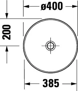 Duravit Sivida ASB rund 400mm,DuroCast Plus o.ÜL, B.Auß.Weiß.Sdm,B.Inn.Weiß Sdm – Bild 5
