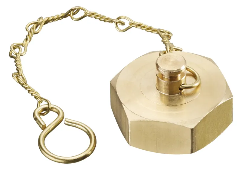 OVENTROP-Verschlusskappe für DN32 (G1 3/4"IG),m.Dichtsch. u.Kette
