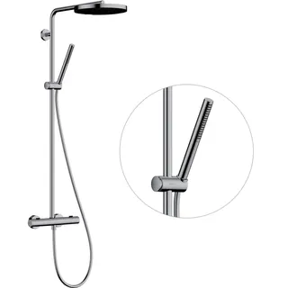 Hansgrohe Showerpipe Pulsify S Puro 260 1jet Brausethermostat Aufputz chrom – Bild 2